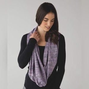Lululemon Vinyasa Scarf *Rulu Space Dye Camo Tender Violet Black Grape